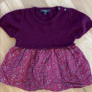 Velveteen dress/tunic. Size 2